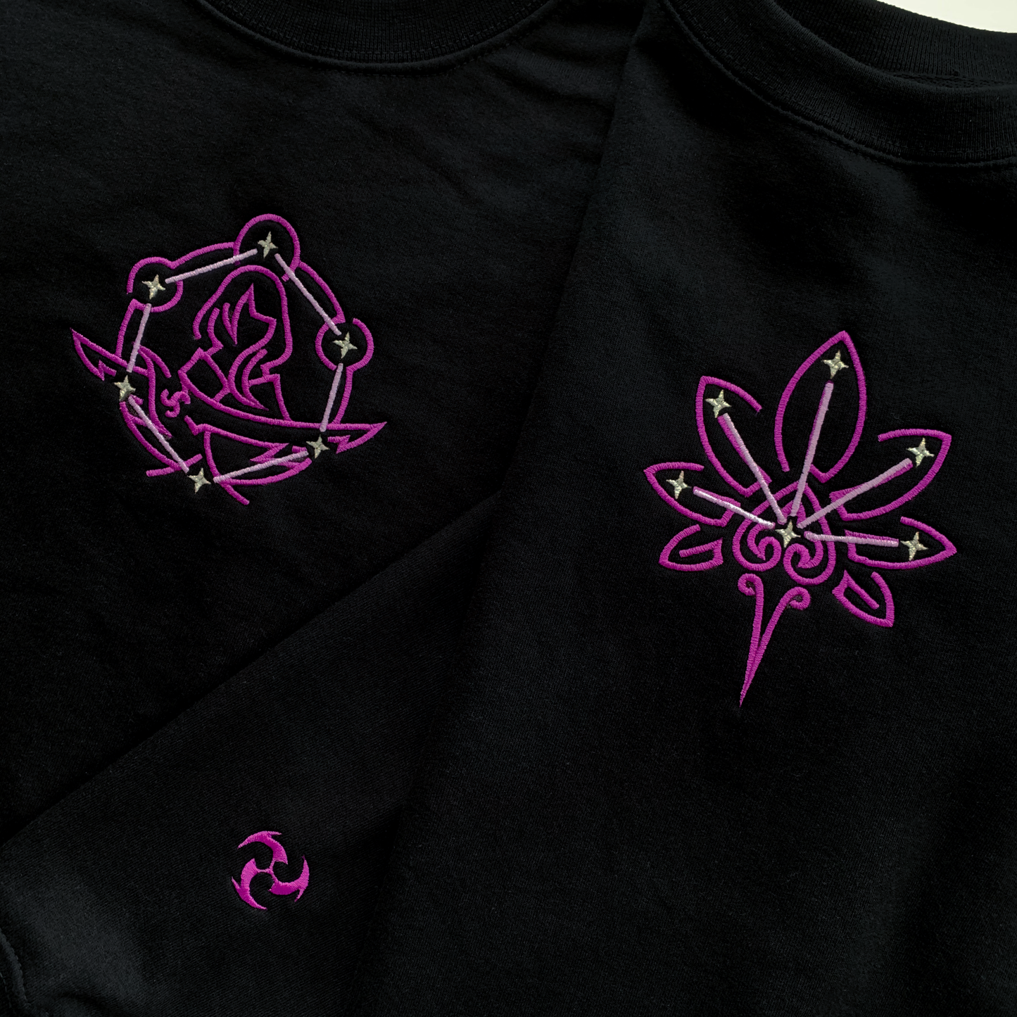 genshin / fanmade embroidered constellation crewneck